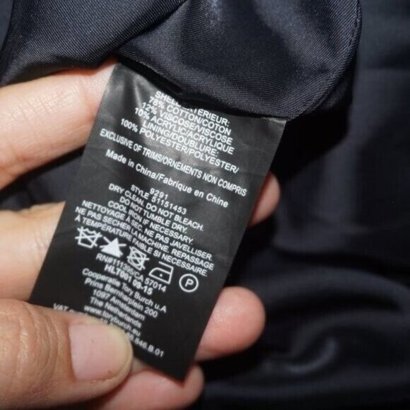 Tory Burch Flared Sleeveless Jacquard Dress 10 - Picture 7 of 9